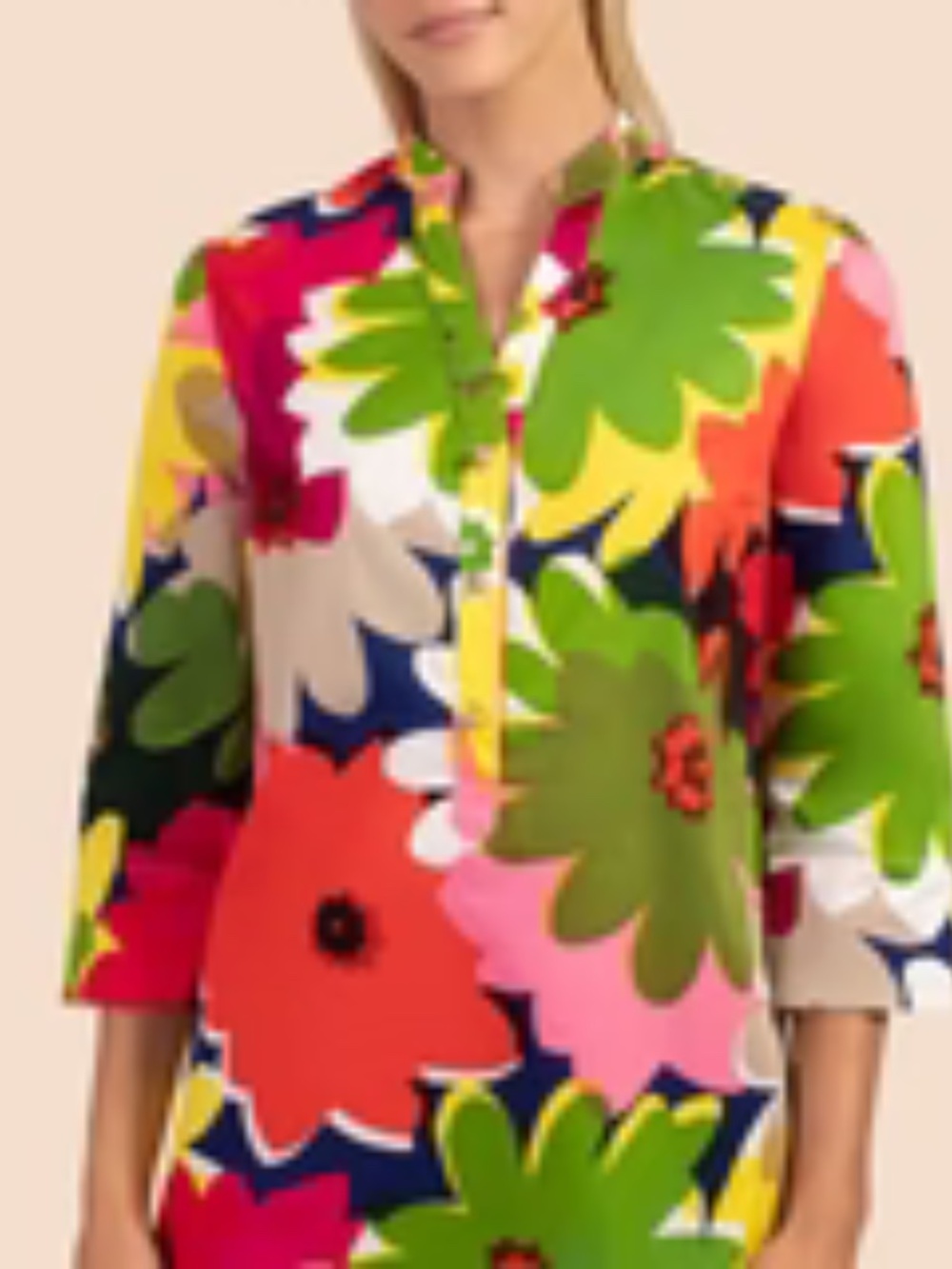 Trina Turk FLORIDA TOP Tunic - L - Picture 11 of 11